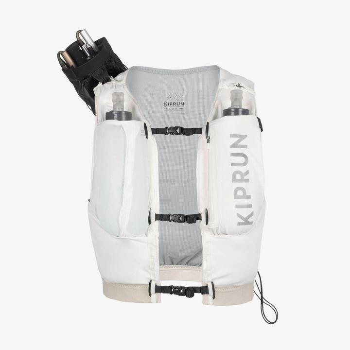 Kiprun Laufweste 5 l Damen/Herren Wettkampf Trailrunning - weiss (XXL)