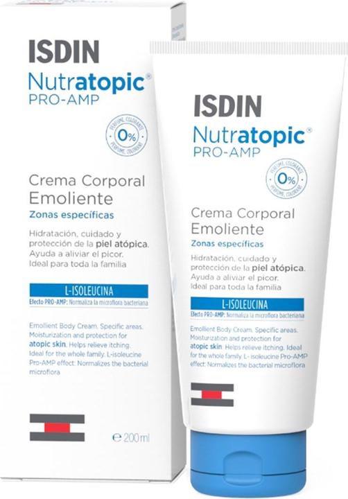 Energy Label Isdin Nutratopic Pro amp Emollient Cream 200ml (Body cream, 200 ml)