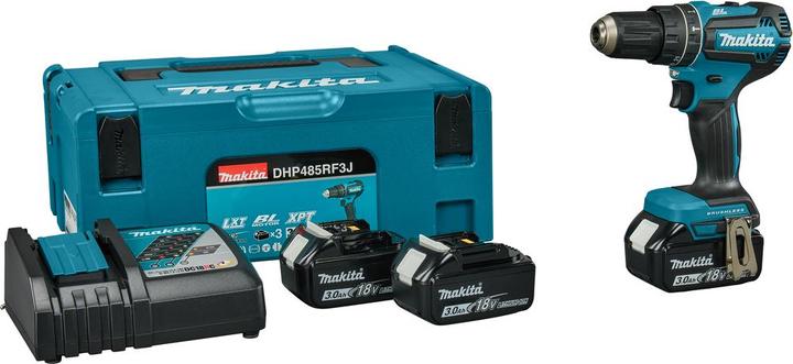 Actual product image Makita Wiertarko-wkrętarka udarowa akumulatorowa 18V DHP485RF3J (Rechargeable battery operated)