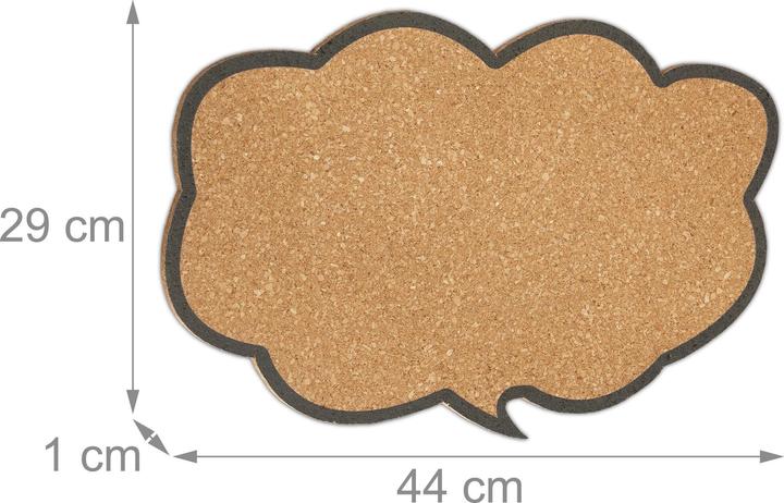 Actual product image Relaxdays 2x cork board (Bulletin board)