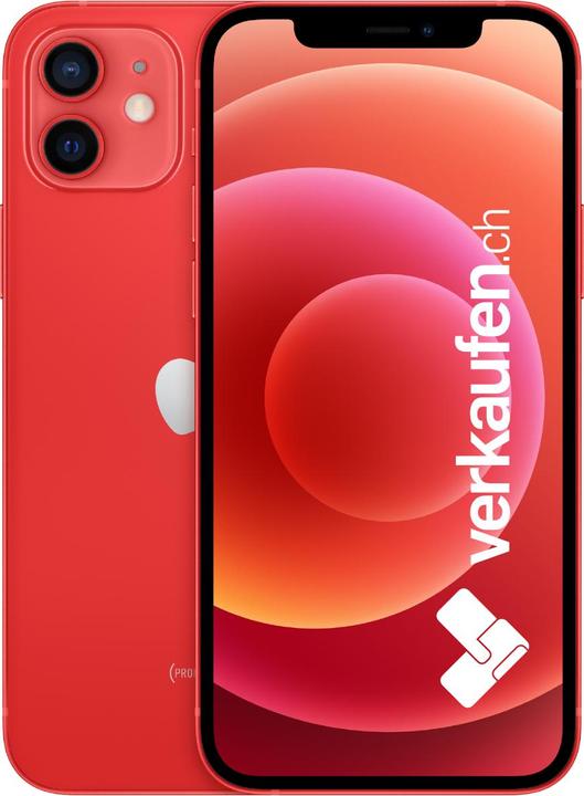 Actual product image verkaufen.ch iPhone 12 (128 GB, Red, 6.10", 12 Mpx, SIM + eSIM, A / Like new)