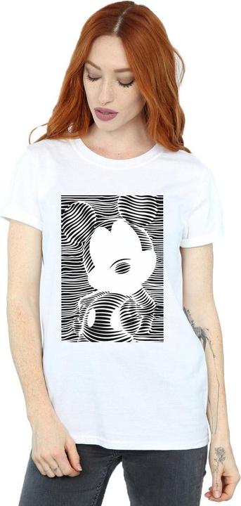 Immagine prodotto Disney Mickey Mouse Lines Maglietta Ampia Donna (M)