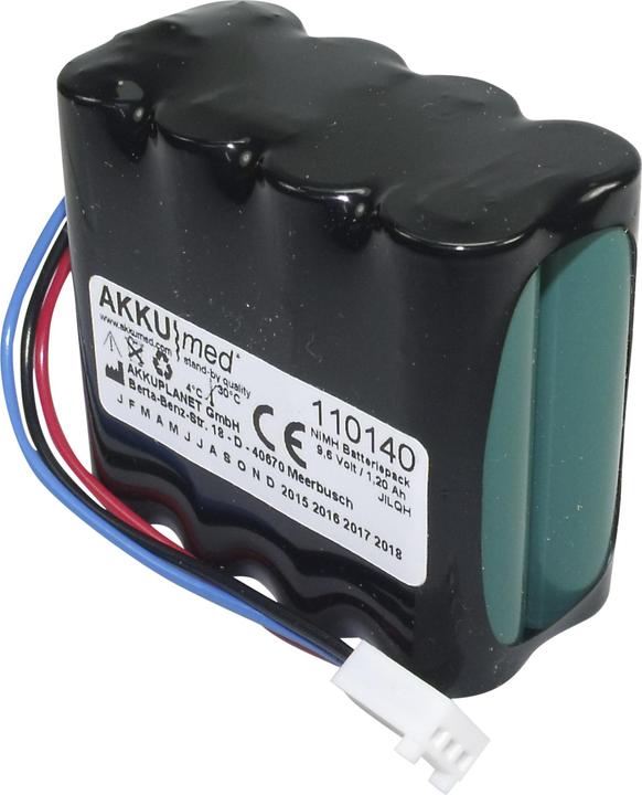 Produktbild XCell NiMH Akku passend für Dräger Oxipac 2500 (1 Stk., 1200 mAh, Akku)