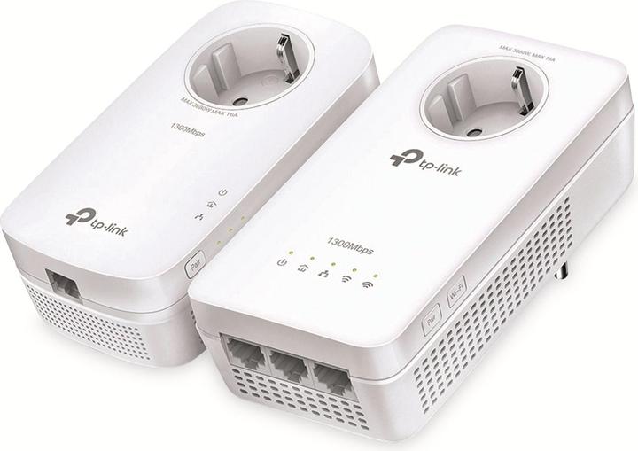 TP-Link Powerline TL-WPA8631P Kit AV1300 3-Port (300 Mbit/s)