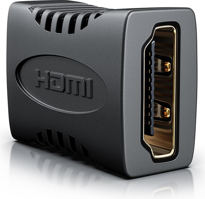 Produktbild CSL HDMI-Adapter, Full HD - Verlängerung - Kupplung, HDMI-Buchse zu HDMI-Buchse (HDMI, 4.50 cm)