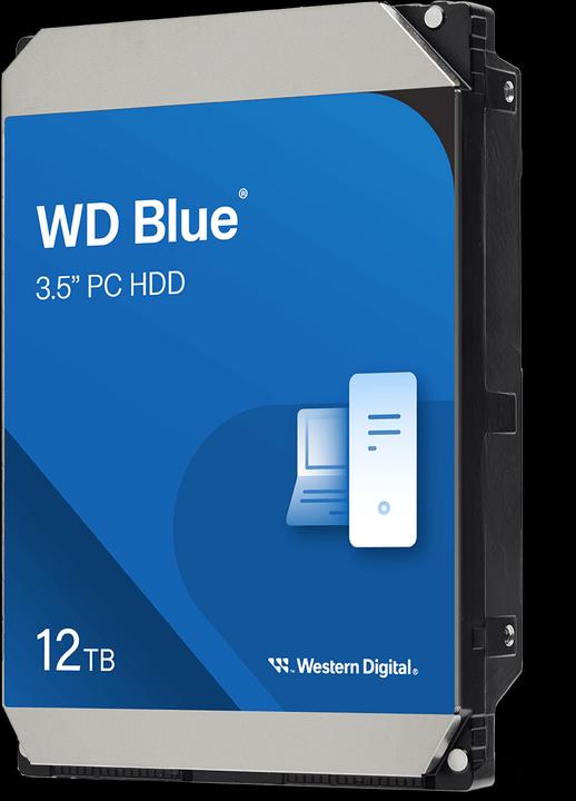 Actual product image WD Blue 12TB SATA 6Gb/s HDD Desktop (12 TB, 3.5", CMR)