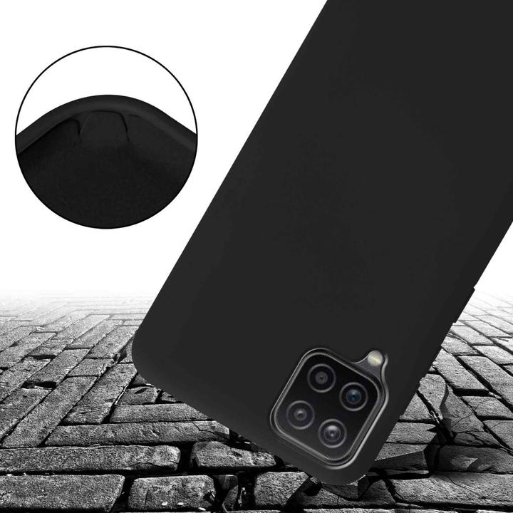 Actual product image Cadorabo TPU Cover Mobile Phone Chain Liquid (Samsung Galaxy A12, Samsung Galaxy M12)