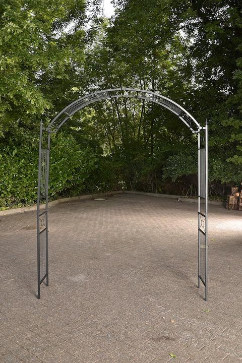 Produktbild CLP Rosenbogen Flexi, schwarz (40 cm, 110 cm)