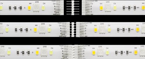 Immagine prodotto Deltaco SMART HOME Striscia LED di prolunga, 1 m, RGB, 2700K-6500K, 6 contatti, adatta per SH-LS3M, bianco (Multicolore, 300 cm, Interno, Esterno)