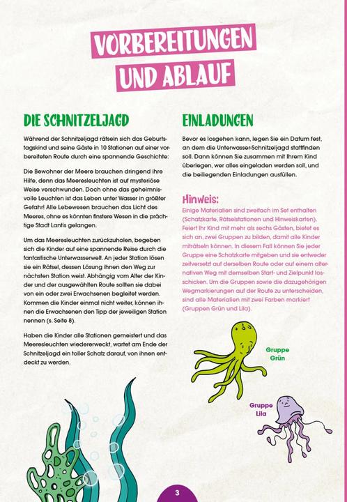 Produktbild Set: Abenteuer Schnitzeljagd – Das Geheimnis der Meerjungfrauen (Deutsch, Linnéa Bergsträsser, 2023)