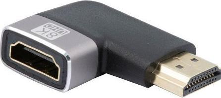 Immagine prodotto Protect Expert HDMI 2.1 da maschio a femmina, angolo 90, metallo, placcato oro (HDMI)