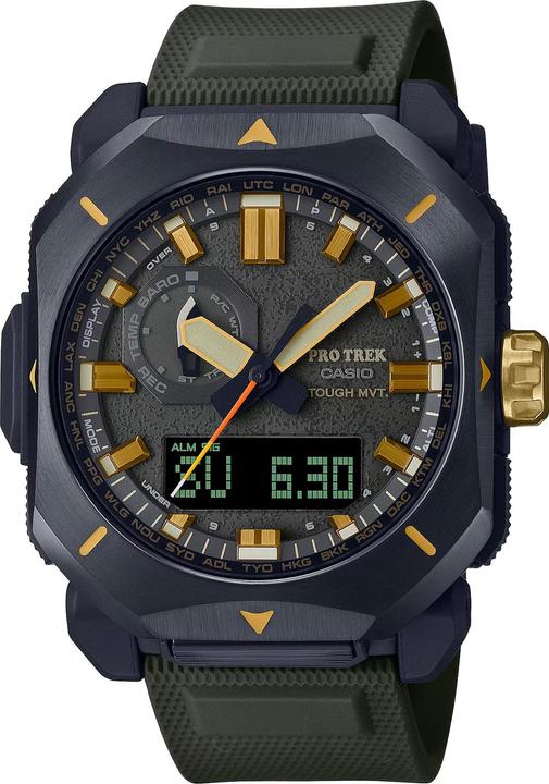 Immagine prodotto Casio Pro-Trek - PRW-6900Y-3ER (Orologio digitale, Orologio da polso analogico, 45 mm)