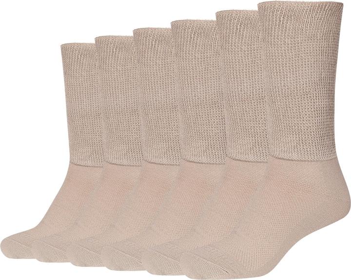 Camano Unisex organic diabetic Socken 6p