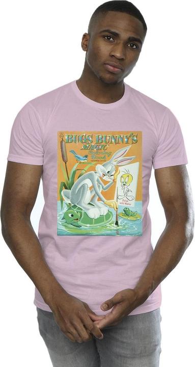 Actual product image Looney Tunes Mens Bugs Bunny Colouring Book T-Shirt (L)