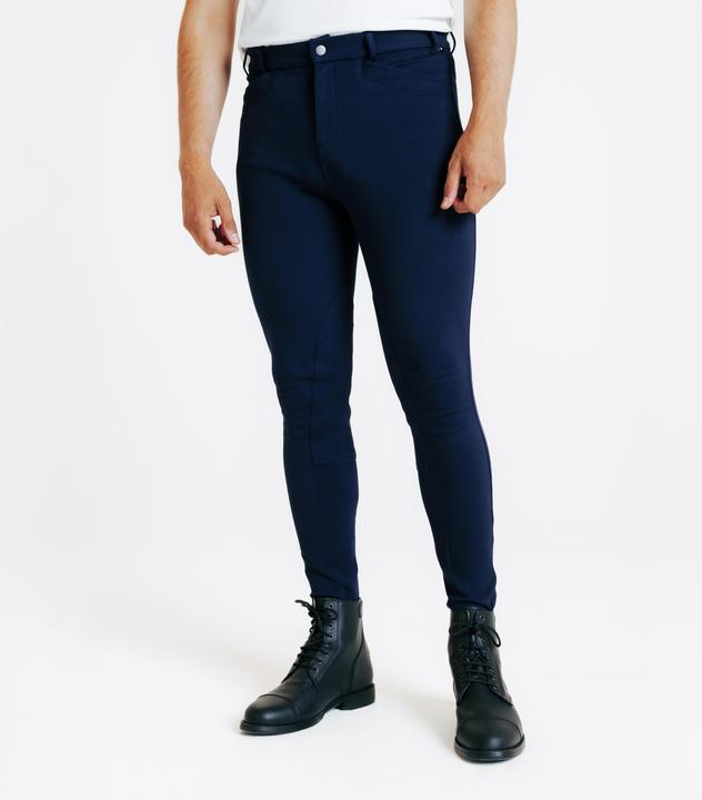 Image du produit Fouganza Pantalon Equitation Homme 100 bleu (XS)
