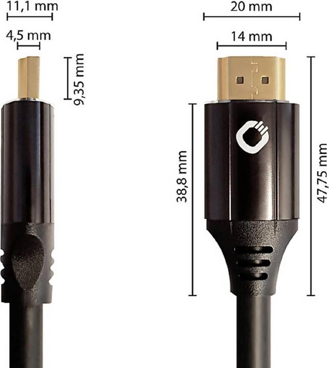 Immagine prodotto Oehlbach Cavo Black Magic MKII HDMI - HDMI, 3 m (3 m, HDMI)
