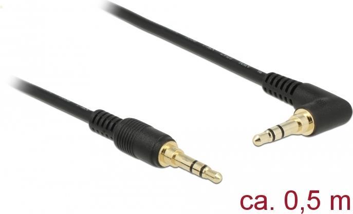 Immagine prodotto Delock Cavo jack 3,5 mm 3 pin maschio > maschio (0.50 m)