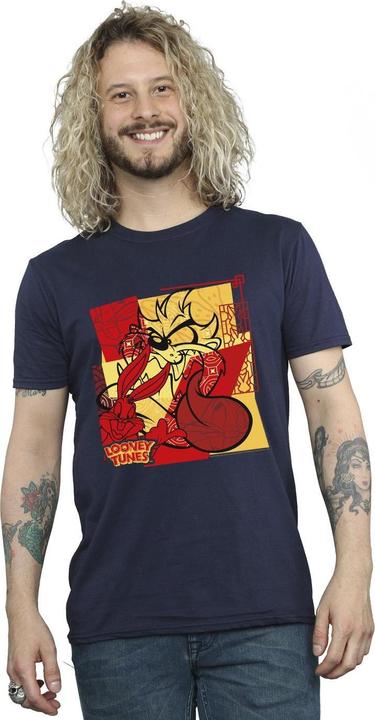 Image du produit Looney Tunes - T-shirt TAZ BUGS RABBIT NEW YEAR - Homme (XL)
