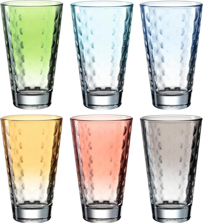 Leonardo Trinkglas Optic Pastell (0.30 l, 6 x)