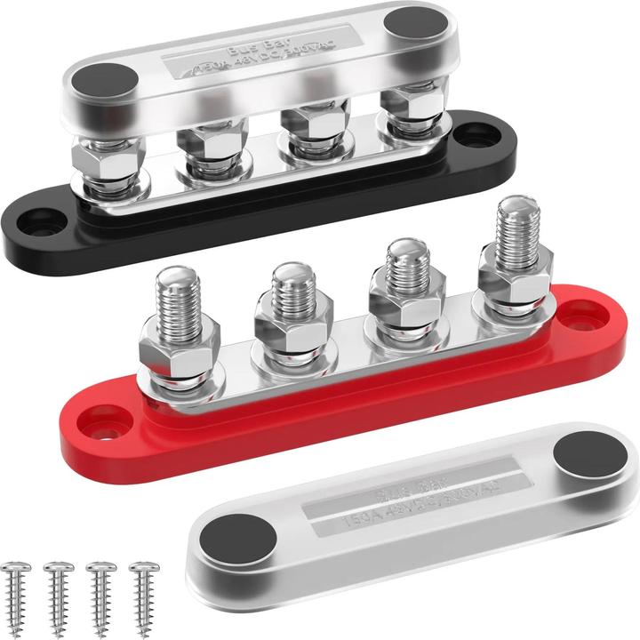 Produktbild Daier Sammelschiene-Set in Marine-Qualität | 150A | 48V | 4 x M8