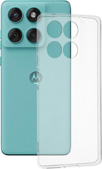 Actual product image Techsuit - Clear Silicone - Motorola Edge 60 Fusion - Transparent (Motorola Edge)