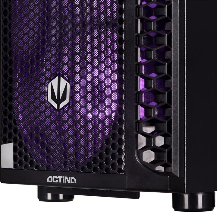 Actual product image Actina 5901443339281 PC Midi Tower AMD Ryzen™ 5 5600 DDR4-SDRAM SSD AMD Radeon RX 7700 XT Black (AMD Ryzen 5 5600, 32 GB, 1000 GB, Radeon RX 7700 XT)