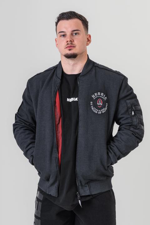 Immagine prodotto Nebbia Washed-Off Men's Bomber Jacket LEGEND (M)