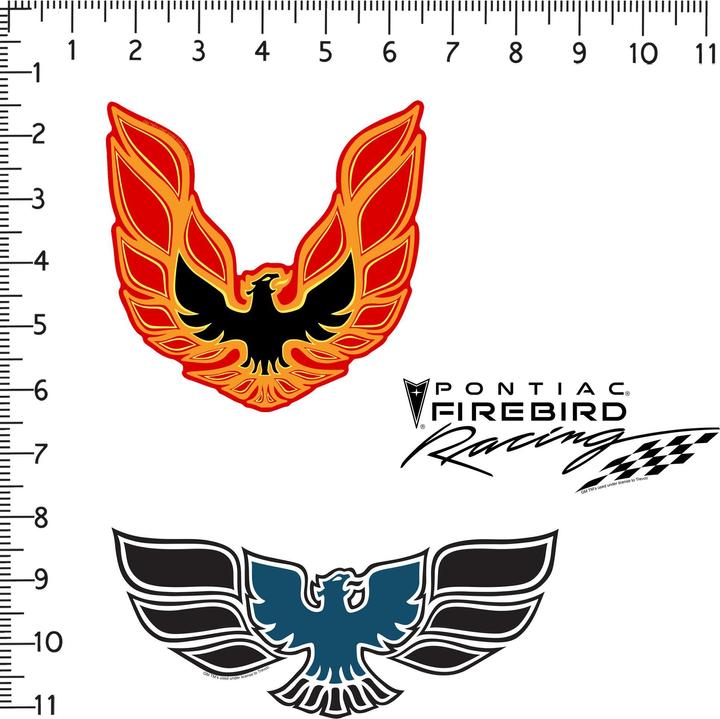 Produktbild Pontiac Aufkleber Firebird Deluxe 50erPack Vinyl