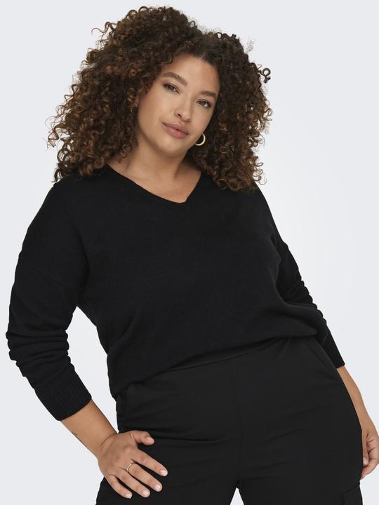 Image du produit Only Pull en maille curvy col V (XL)