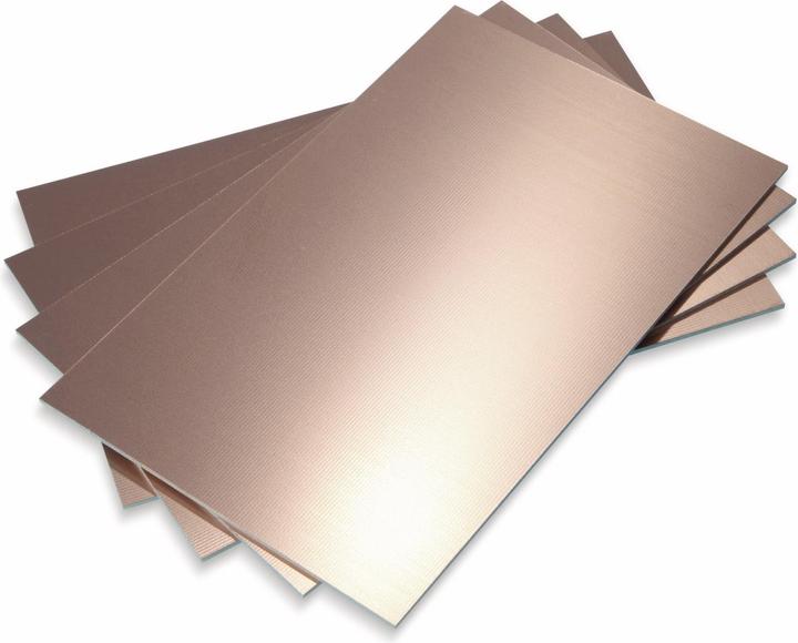 Actual product image Bungard Photocoated printed circuit board material, FR4 150X200X1.5 35/00, 150 x 200, single-sided.35/00