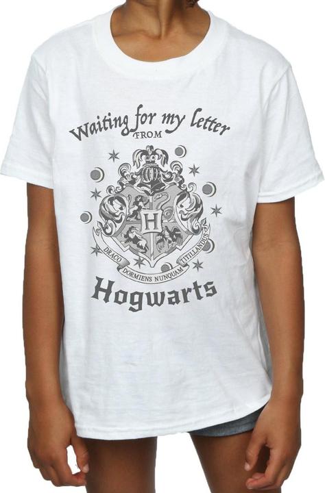 Immagine prodotto Girls Waiting For My Letter Hogwarts Crest Cotton TShirt (140, 146)