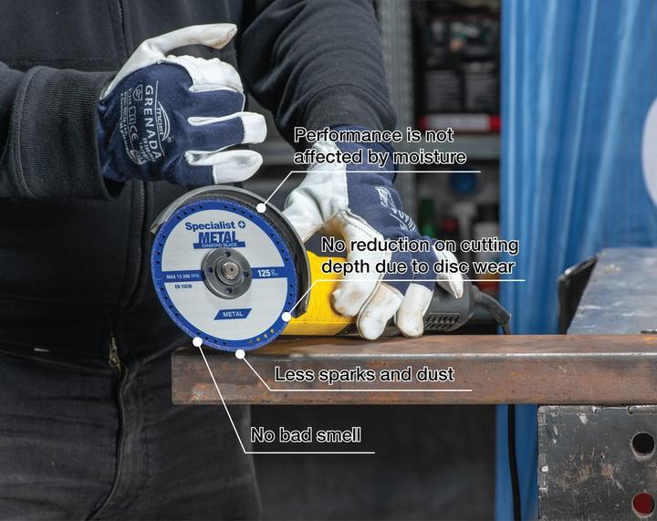 Produktbild Diamond cutter disc for metal 125x1.4x22.23 mm