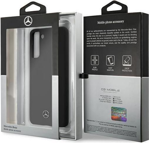 Produktbild Mercedes MEHCS21MSILBK S21 + G996 black / black solid silicone line (Samsung Galaxy S21+)