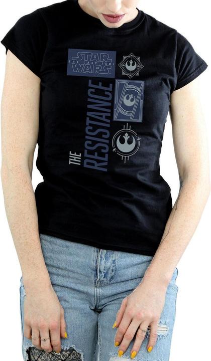 Actual product image Star Wars Womens/Ladies The Last Jedi The Resistance Cotton T-Shirt (M)