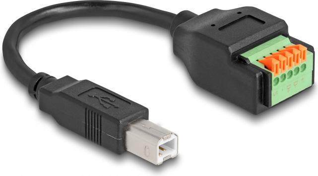 Immagine prodotto Delock Adattatore da Jack USB Type-C 2.0 a morsettiera con Dr. (USB 2.0, 3.42 cm)