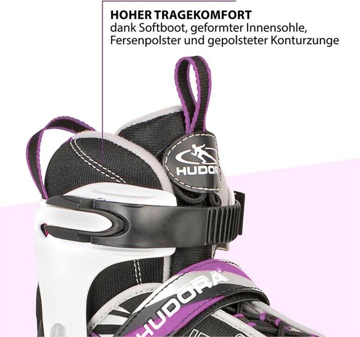 Immagine prodotto Hudora Pattini in linea per bambini Mia Purple (29, 30, 31, 32)