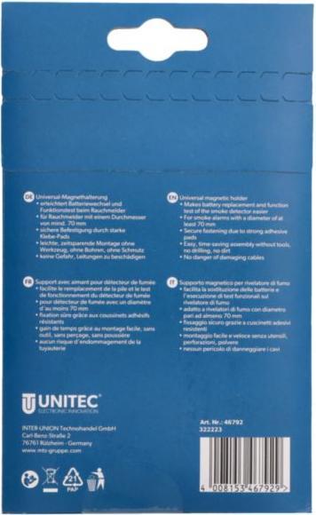 Produktbild Unitec Magnethalterung Universal 46792