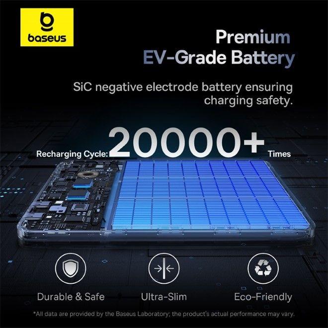 Productafbeelding Baseus Blade2 serie snellaad Powerbank 65W 12000mAh (12000 mAh, 65 W, 65 Wh)