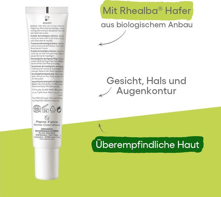 Actual product image A-Derma BIOLOGY Soothing Cream Cream (40 ml, 24h cream)