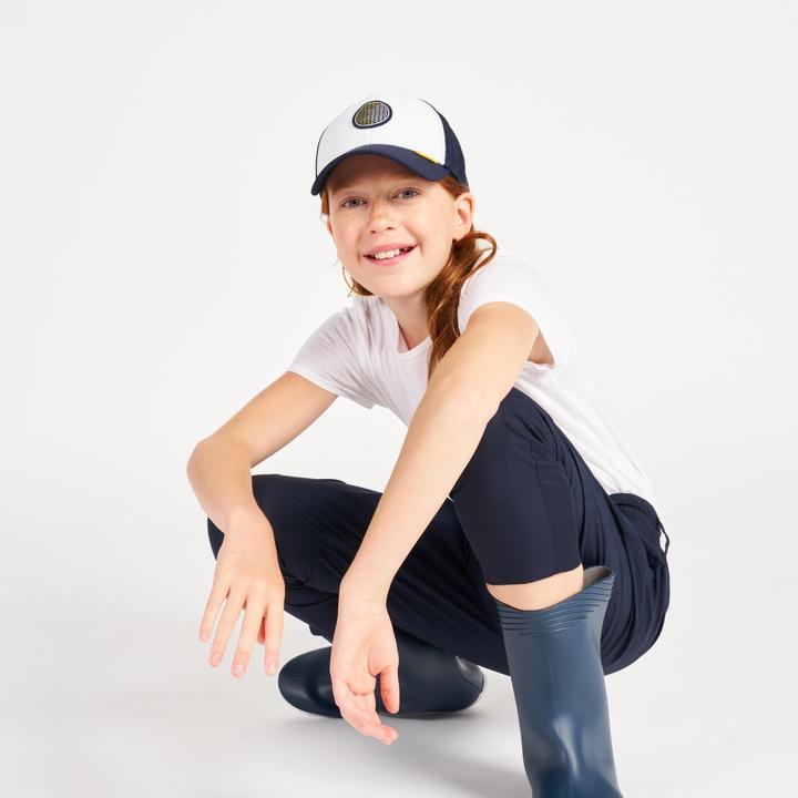 Produktbild Tribord Segelcap Kinder Sailing 500 hellbeige/blau (52, 53, 54, 55)