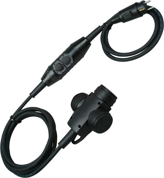Actual product image Dönges Personal protection cable PRCD-S, 3-way distributor, 3 m