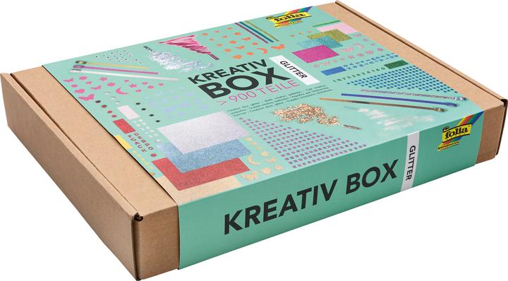 Actual product image Folia Craft box glitter 900tlg.
