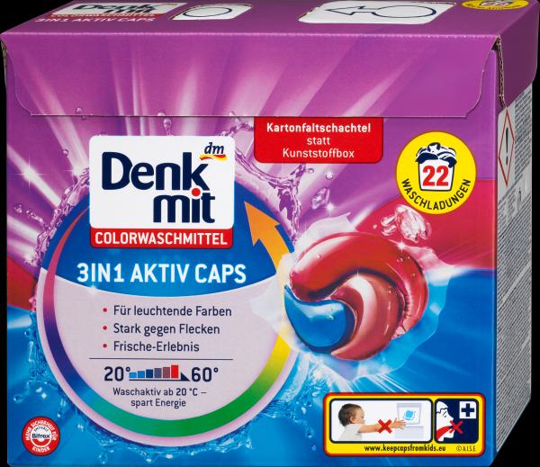 Immagine prodotto dm Denkmit Cappellini attivi 3in1 (22 Cicli di lavaggio, Cappellotti)