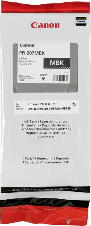 Actual product image Canon Pfi-207mbk (MBK)