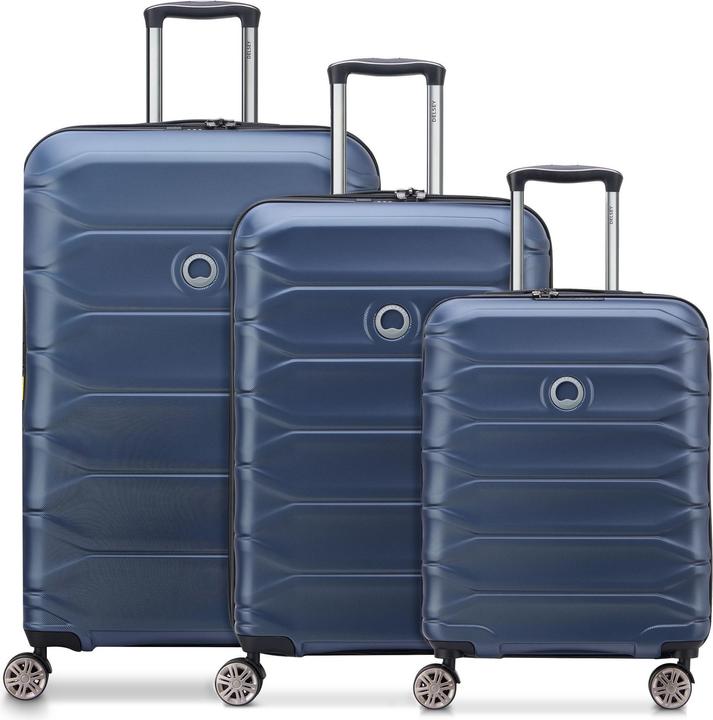 Produktbild Delsey Meteor 4 Rollen Kofferset 3-teilig mit Dehnfalte (221 l, XL (ab 115l))