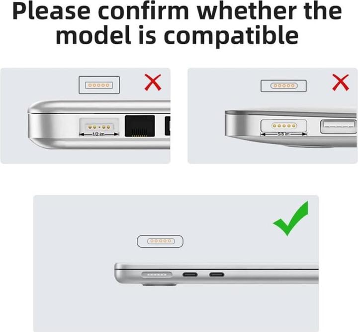 Immagine prodotto PowerGuard Adattatore da USB-C a MagSafe 3 per MacBook Pro e Air (MagSafe, USB tipo C)
