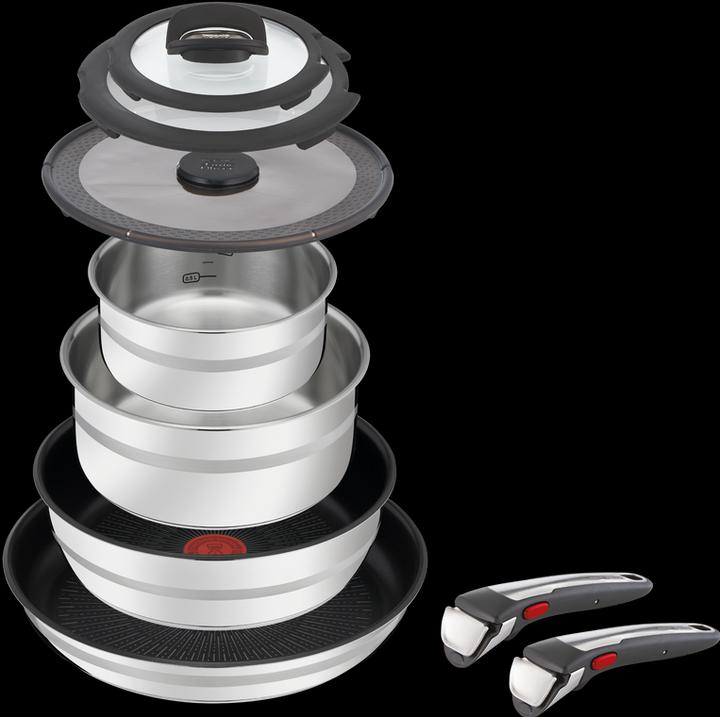 Actual product image Tefal Jamie Oliver Ingenio G6 (28 cm, Saucepan, Pot, Frying pan, Stainless steel)