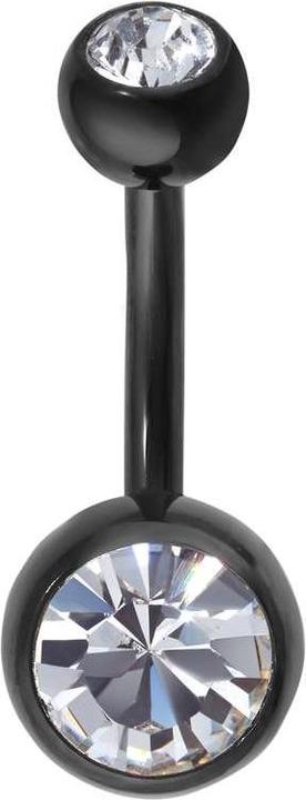 Produktbild Bijouteria Bauchpiercing (Titan, Kristall, PVD Beschichtung)