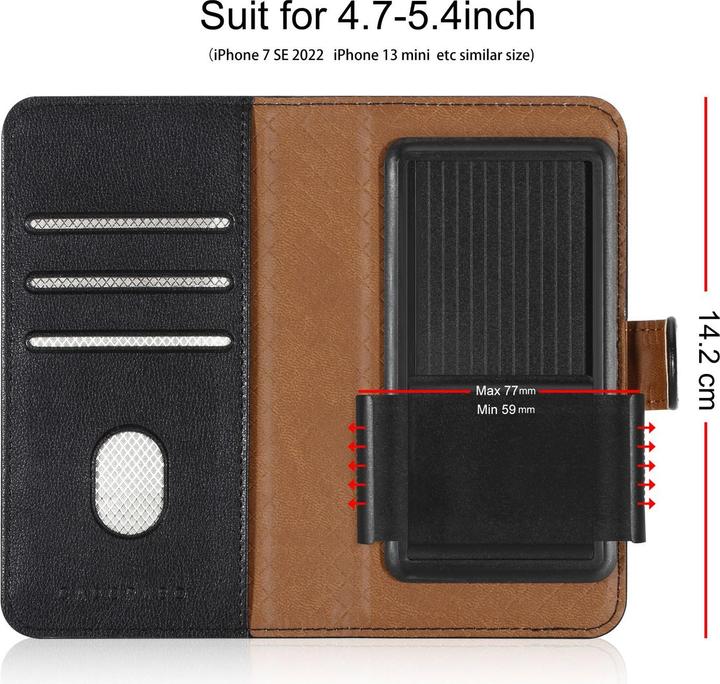 Actual product image Cadorabo Case for Sony Xperia M Book Cover (Sony Xperia M)