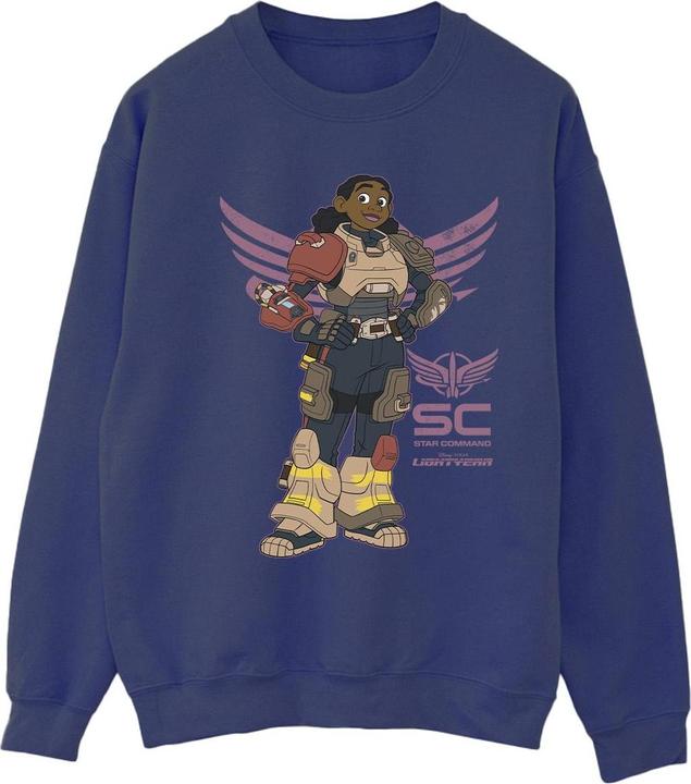 Actual product image Disney Womens/Ladies Lightyear Izzy Star Command Sweatshirt (S)